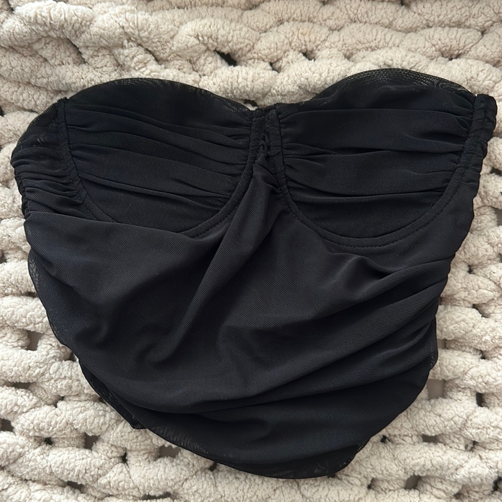 zara mesh corset